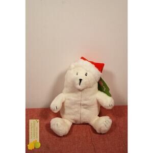 Gigglescape 7" Polar Bear with Hat Stuffed Animal